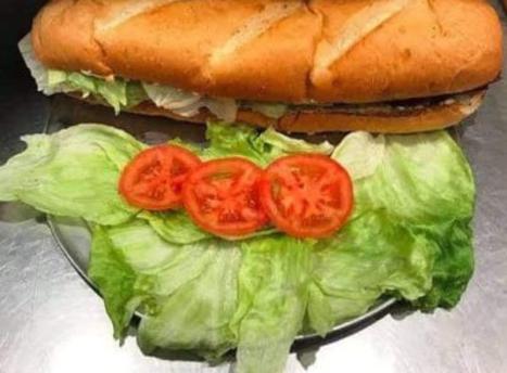 A picture of the BLT featured in Buster's Challenge at Buster's Restaurant and Saloon